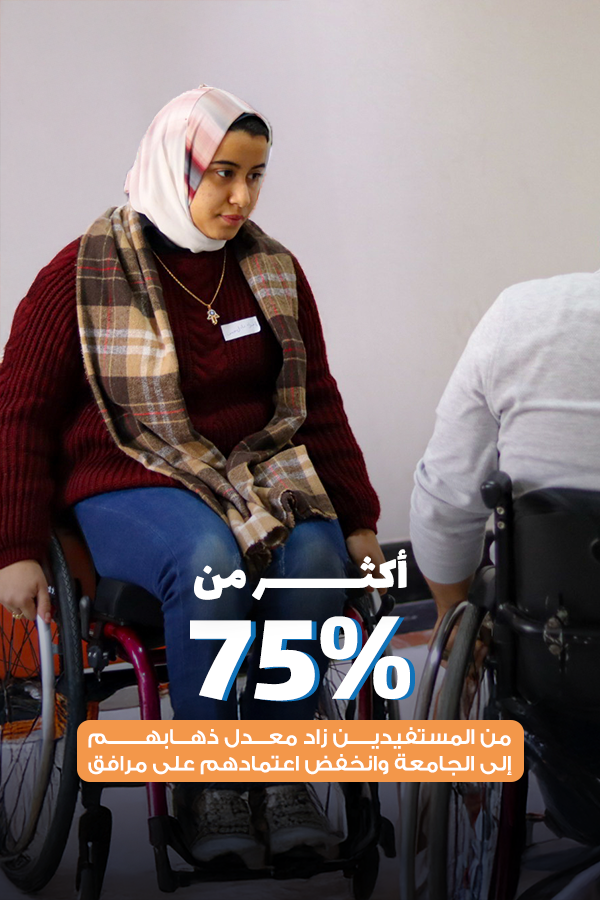 دعم الاستقلال الحركي والدمج لطلبة الجامعات الحكومية